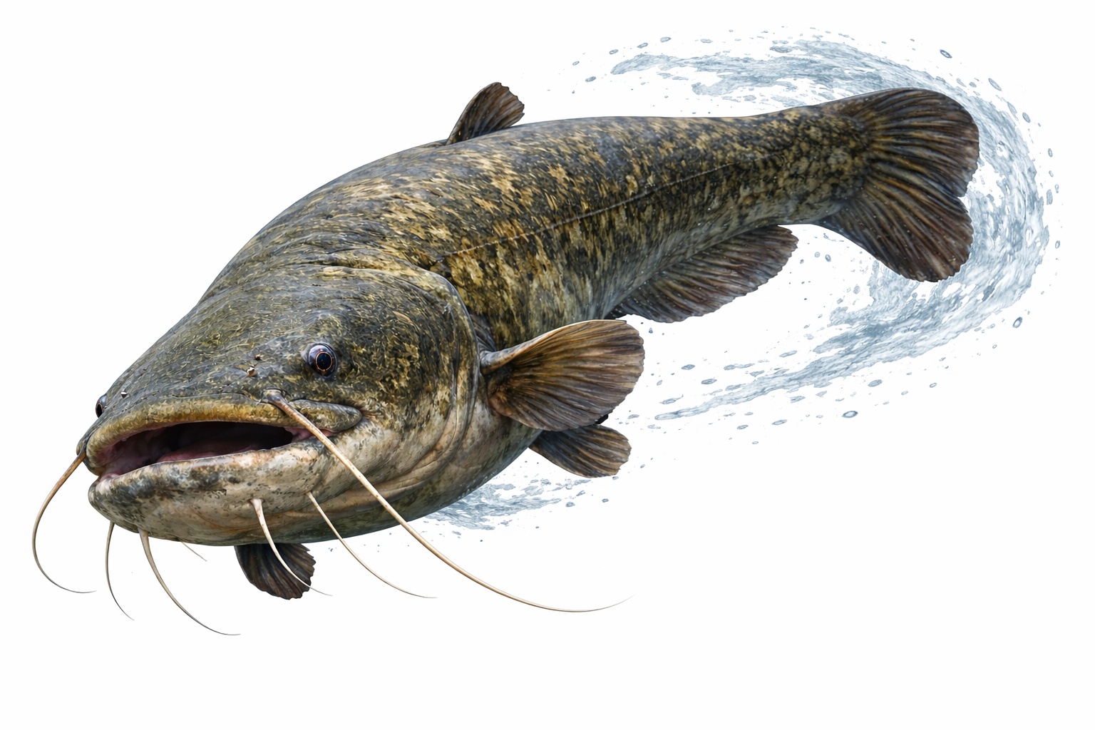 Der Europäische Wels (Silurus glanis) Der Europäische Wels (Silurus glanis)